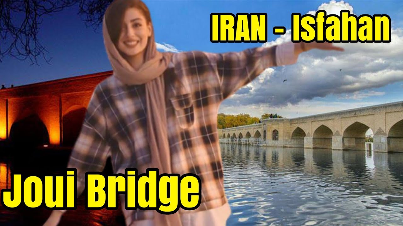 Walking on one of the ten old and royal bridges of the world - isfahan