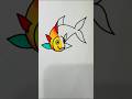 Very easy fish drawing |fish drawing #drawing #shorts #fish #youtubeshorts #youtubepartner #viral