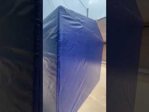 Vídeo: fabricación de la carpa 2x2 en tarflex en la planta de ANDEC