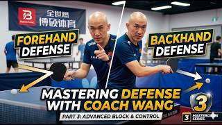 Coach Wang Teaches You Forehand & Backhand Defense Techniques ③