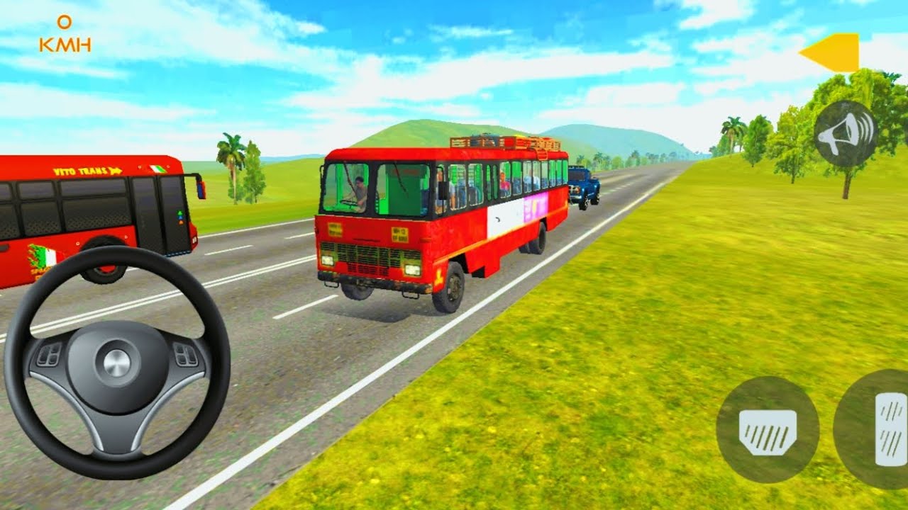 Indian Sleeper Bus Coach Driving - Village Bus Simulator Game - Android Gameplay
