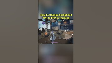 How to change Farlight 84 TPP to FPP in training ground #farlight84 #farlightfpp #shorts #fyp
