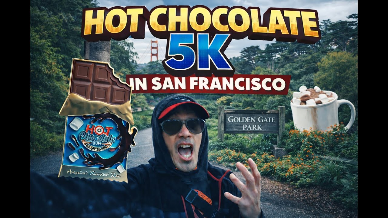January 11, 2026: Vibing at the Hot Chocolate 5K in San Francisco | Golden Gate Park