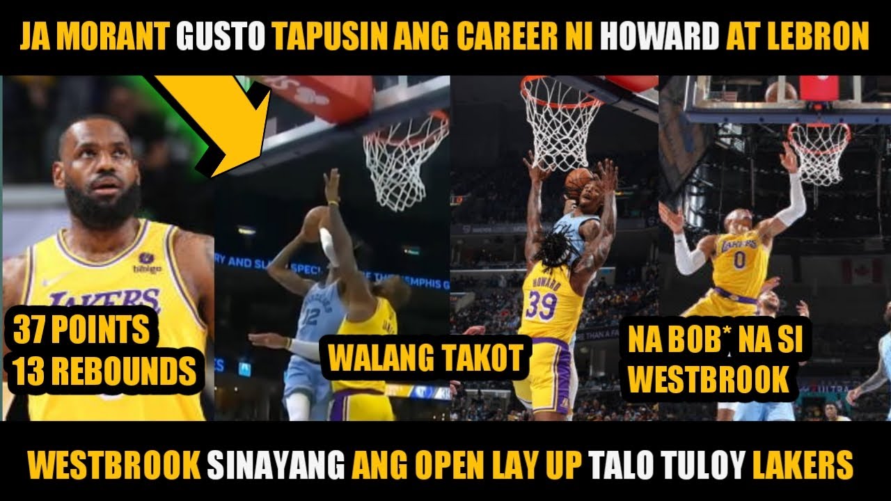 LEBRON NA OUT BALANCE MAY PAG ASA SANA LAKERS MAITABLA ANG LARO AT MAUWE SA OVERTIME.SAYANG