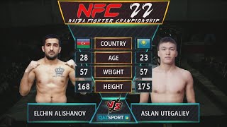 NFC 22 ELCHIN ALISHANOV (AZE) VS ASLAN UTEGALIEV (KAZ)