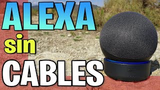 🔴  Alexa SIN CABLES - Funciona sin cables con BASE inalambrica! 