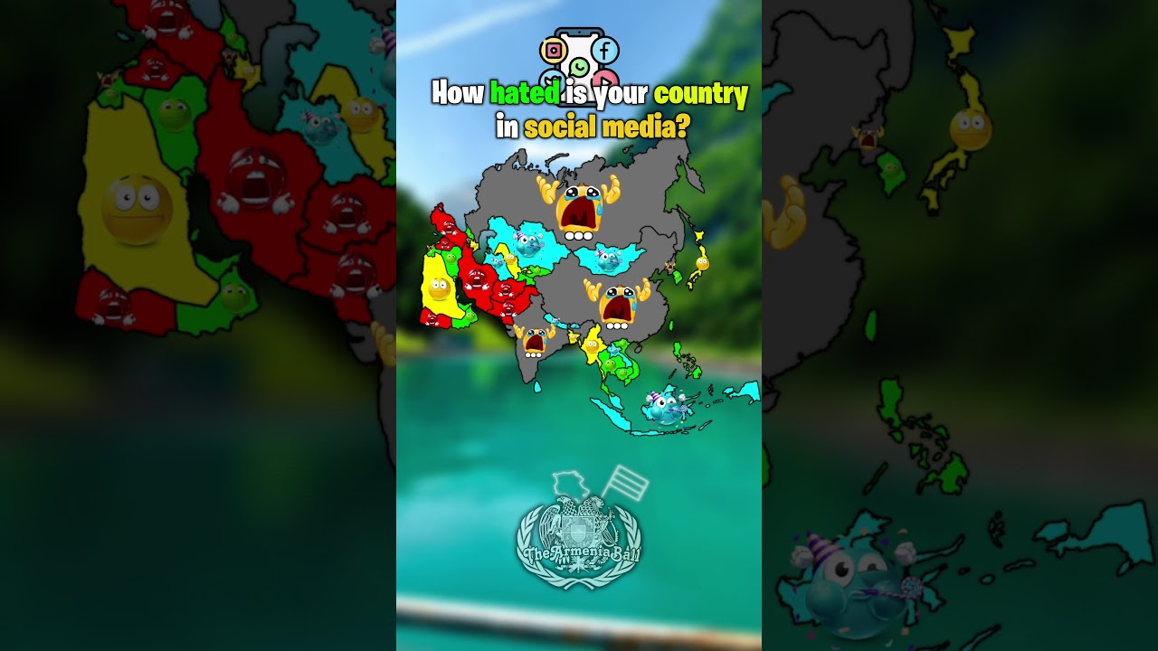 How hated is your country in social media? 