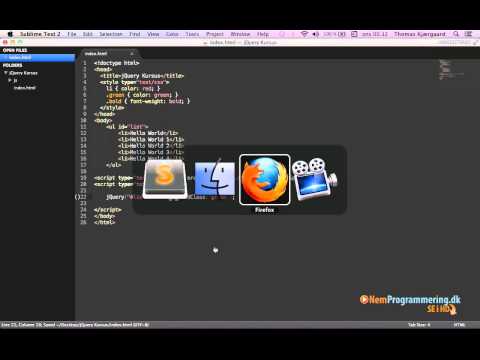 jQuery kursus / tutorials for begyndere #3 - Select ved hjælp af .eq, .last og .prev