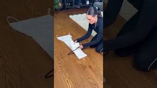 How to fold a long dress 😱👏 #lifehacks #tipsandtricks #lifehacking #moms