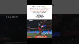 Well played Venkatesh Iyer 🙌 - You confirmed our top 2 with this innings ✅|#shorts #ipl2026 #rcb