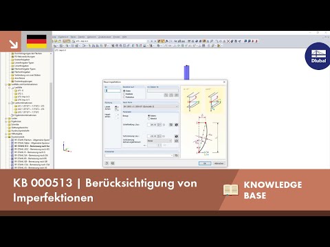 KB 000513 | Berücksichtigung von Imperfektionen