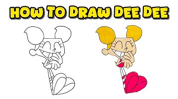 How to Draw Dee Dee from Dexter