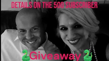 500 SUBSCRIBER SNAKE GIVEWAY DETALS AND RULES #ballpython #giveaway #youtuber #subscribe