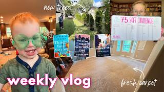 restarting my 75 soft challenge, house projects, and reading FIVE books || WEEKLY READING VLOG #43 screenshot 4