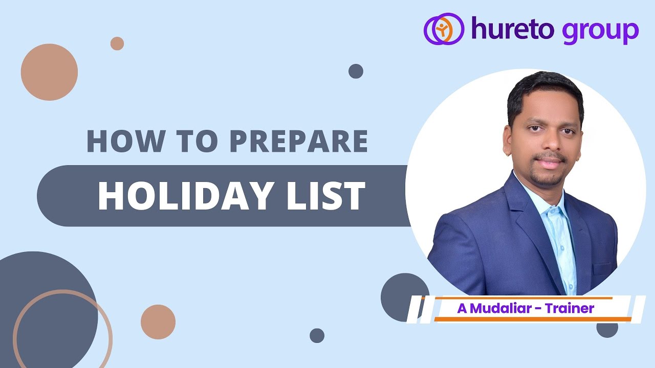 How to prepare Holiday List 2024 YouTube