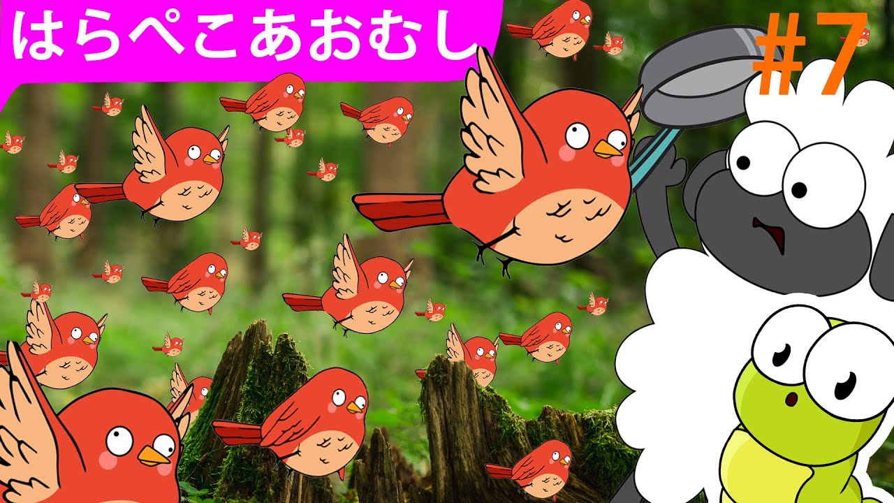 はらぺこあおむし | エピソード7 | 超大国の毛虫 | 大きな鳥の群れ