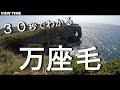 【３０秒で解説】万座毛　沖縄観光　安定に感動するなぁ、マンザゲ(景勝地　絶景)