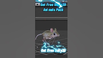 Unity3D Free Assets - Animals Pack. 100+ Unity Assets Giveaway. Jerboa. #unity3d #gameengine