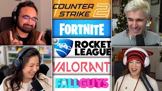 Gaming Gauntlet with Squeex, Valkyrae, and Fuslie...