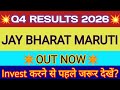 Jay Bharat Maruti Q4 Results 2026 🔴 Jay Bharat Maruti Results 🔴 Jay Bharat Maruti Share Latest News
