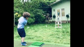 This Little Boy Is A Golf Expert | Quarantine Trickshot