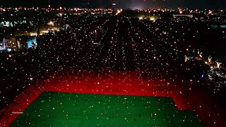 3000 Drones taking off for a World Record | Mysore Dasara Drone Show