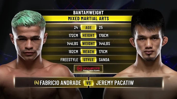 Fabricio Andrade vs. Jeremy Pacatiw | ONE Champion...