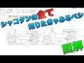【シャコタン】シャコタン教えます。シャリーとCADを使ってバイクのシャコタン解説【学校では教えてくれない授業】
