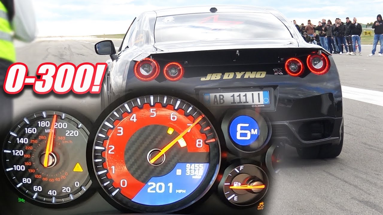 Nissan Gtr R35 1500 Hp 0 300 Km H Youtube