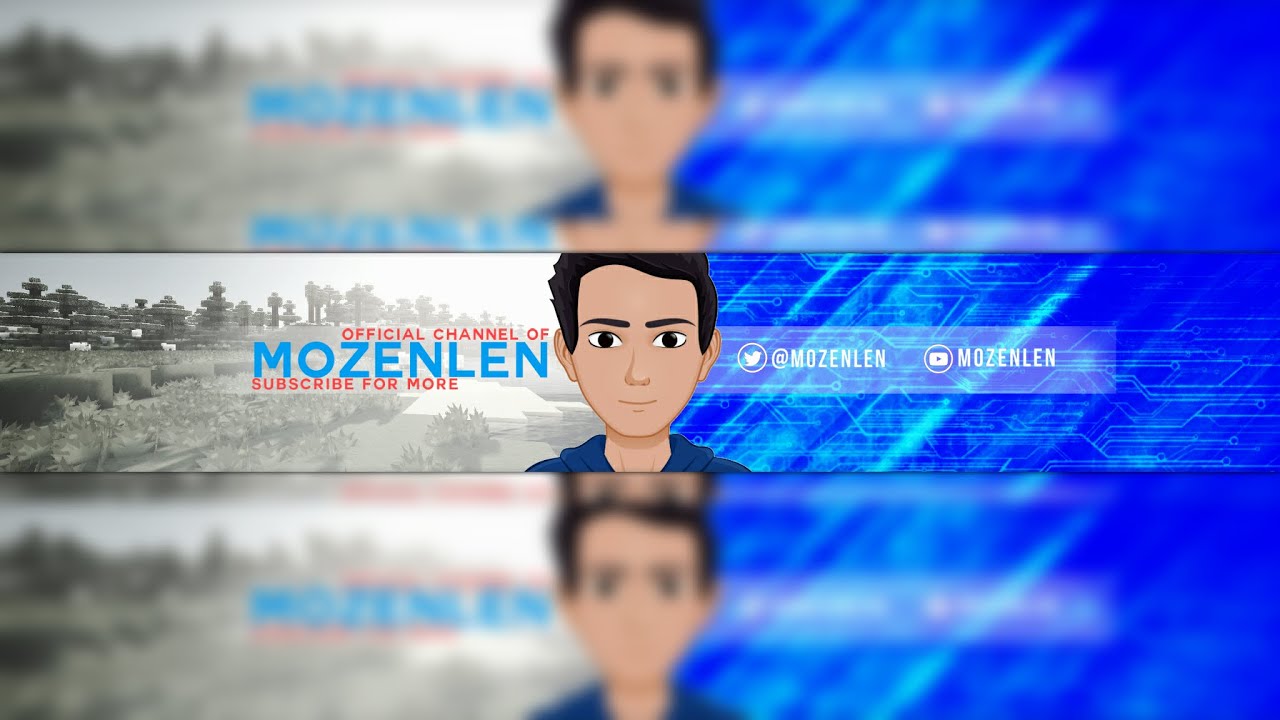 Minecraft 2D Banner Speed Art | My Official Banner