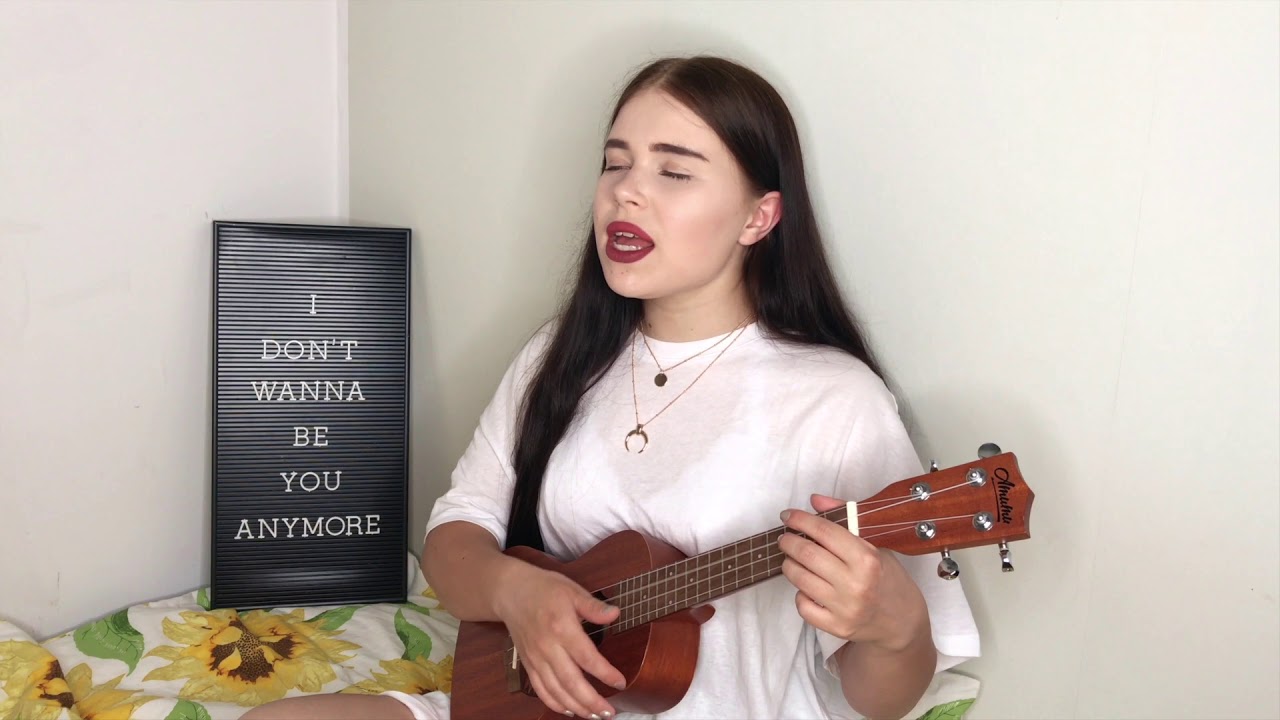 idontwannabeyouanymore Billie Eilish (ukulele cover) YouTube