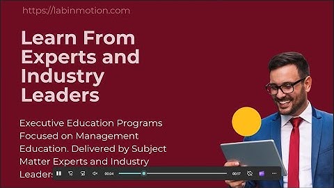 Introducing LabinMotion - Executive Education Programs for Working Executives