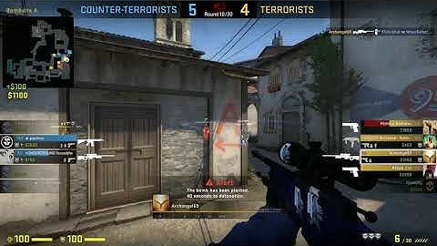 CS: GO - Competitive Inferno Epic AWP Moment [Demo Replay]
