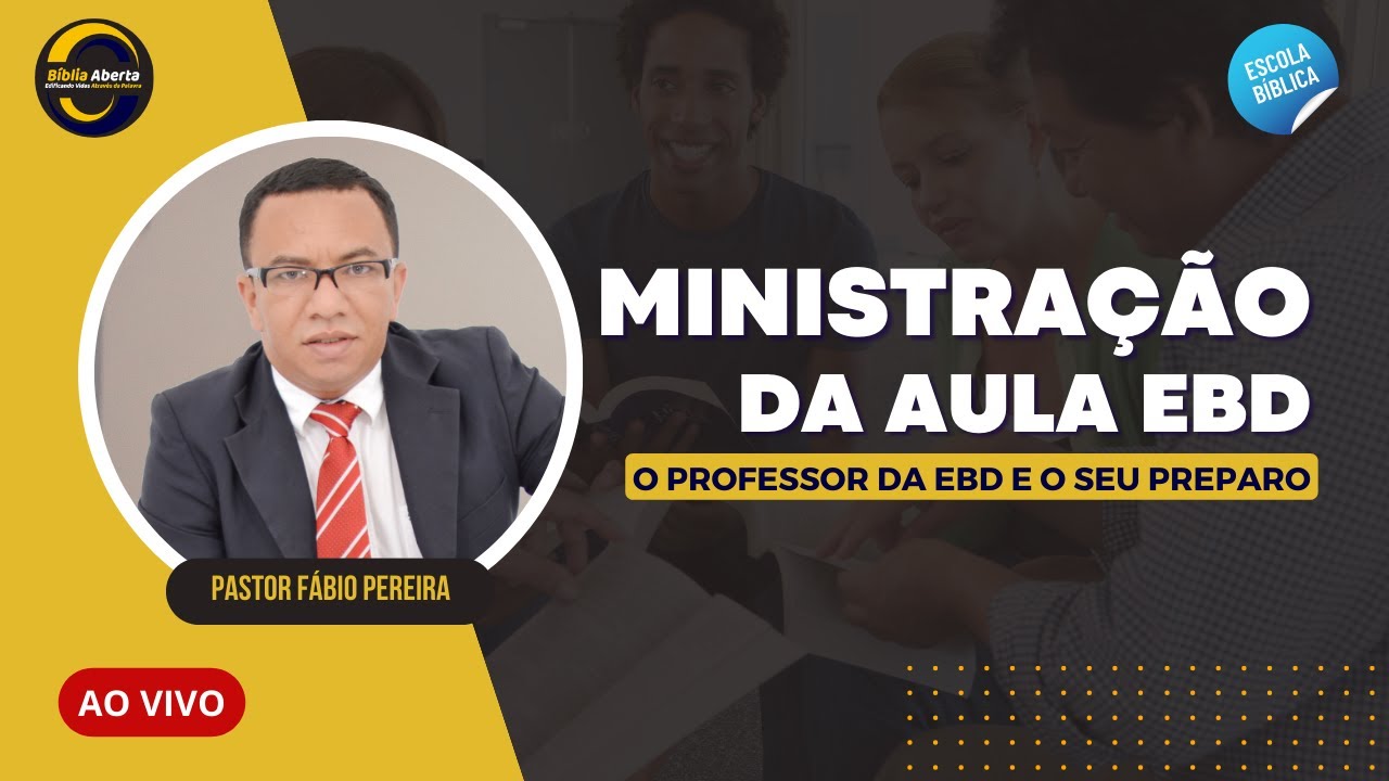 MINISTRAÇÃO DA AULA | AULA 05 - YouTube