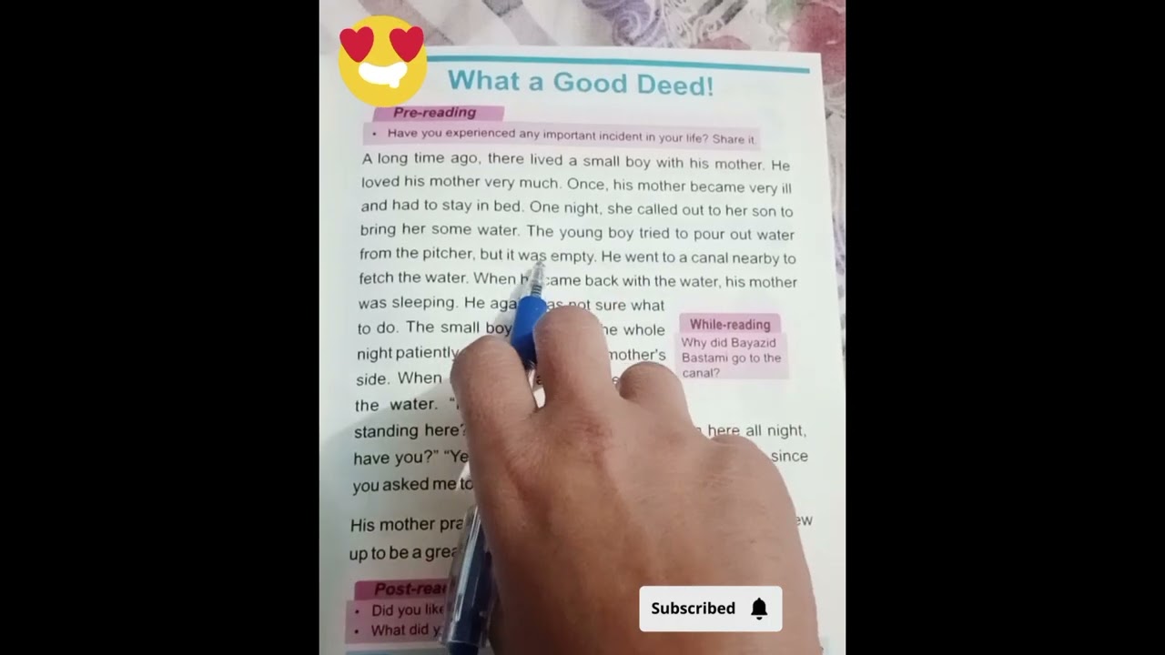 Class 2 what a good deed English lesson 