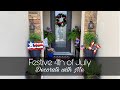 Summer Patio 2021 / Patriotic Porch Decor / 4th of July Decorating Ideas