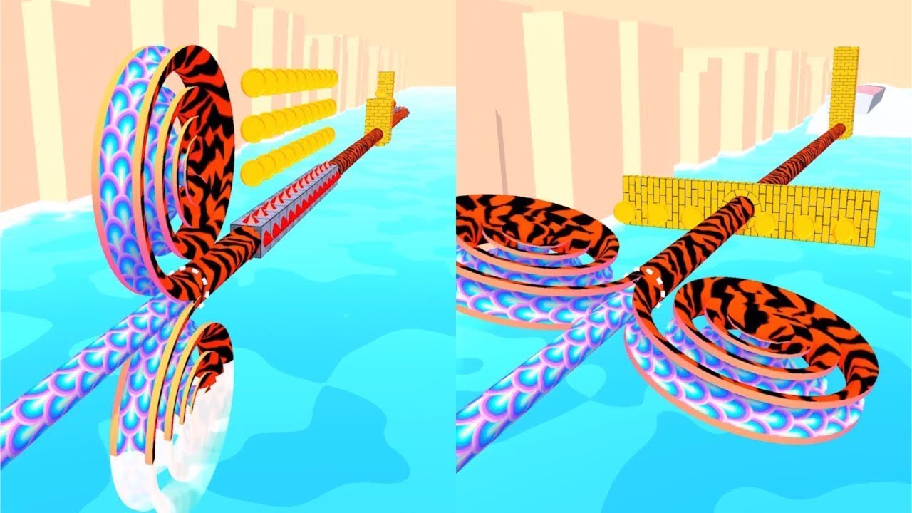 Spiral Rider! Very Satisfying And Relaxing ASMR Slicing Game