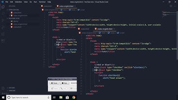 How to create an alert box in JavaScript, Html | English version