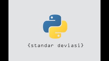 Menghitung Standar Deviasi Menggunakan Python !! Python Pemula