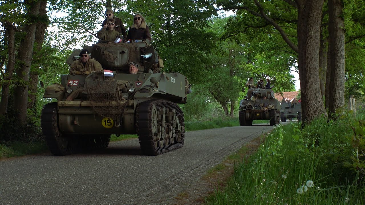 Bevrijdingsdag - Liberty Tour Twente: Keep Them Rolling | Herdenking 80 jaar in vrijheid ! 2160p 4K