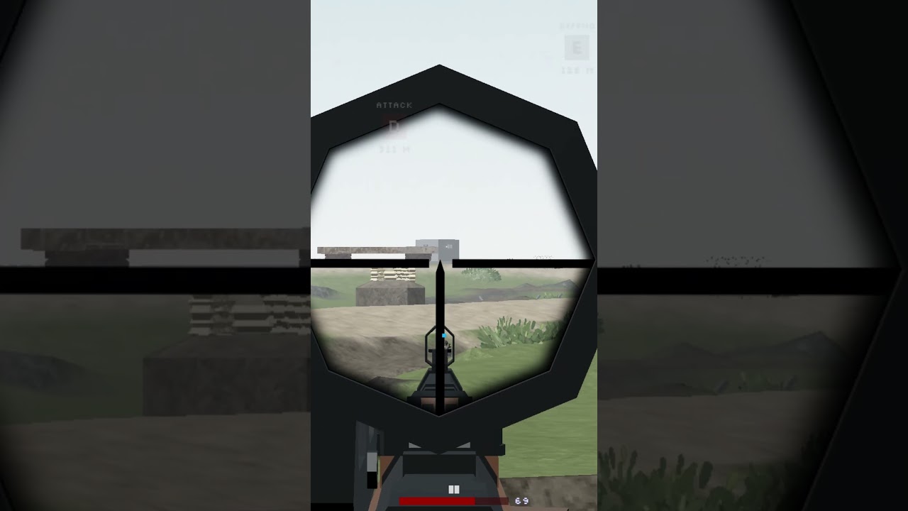 Insane Long Headshot in Roblox: Scorched Earth 