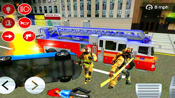 ✅Real Fire Truck Driving Simulator - Fire Fighting Rescue Game - Android Games