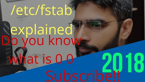 Linux File System Table (/etc/fstab File) Explained | /etc/fstab explained From ServerGyan