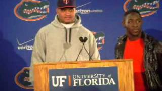 WSKY-FM: University of Florida's Mike Pouncey/Ahmad Black on Urban Meyer's Retirement.wmv