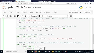 #Python : Bar Chart Word Cloud from text file, Wikipedia by Using jupyter Notebook