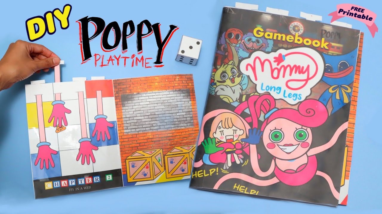 Poppy PLAYTIME Chapter 2 / Diy 🟢 Gaming Book/ GAME Station 
