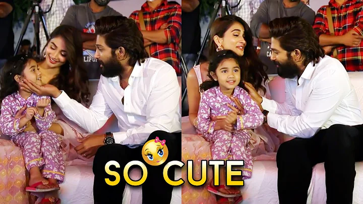 Allu Arjun Daughter Arha Cutest Moments With Pooja Hegde | IndiaGlitz Telugu Movies
