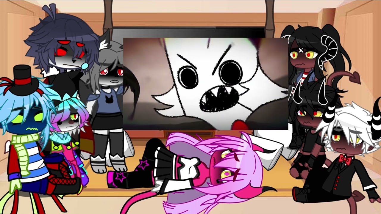 Helluva Boss react to Blitzo Pt.2 |angst| Gacha club | not og