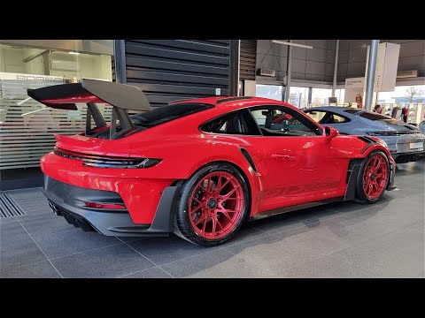 2023 Porsche 911 GT3 RS (992) - FIRST LOOK exterior | interior details (Guards Red)