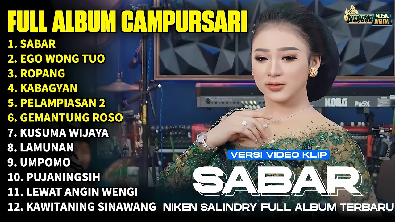 FULL ALBUM CAMPURSARI NIKEN SALINDRY LAGU TRENDING TERBARU -SABAR - EGO WONG TUO - ROPANG